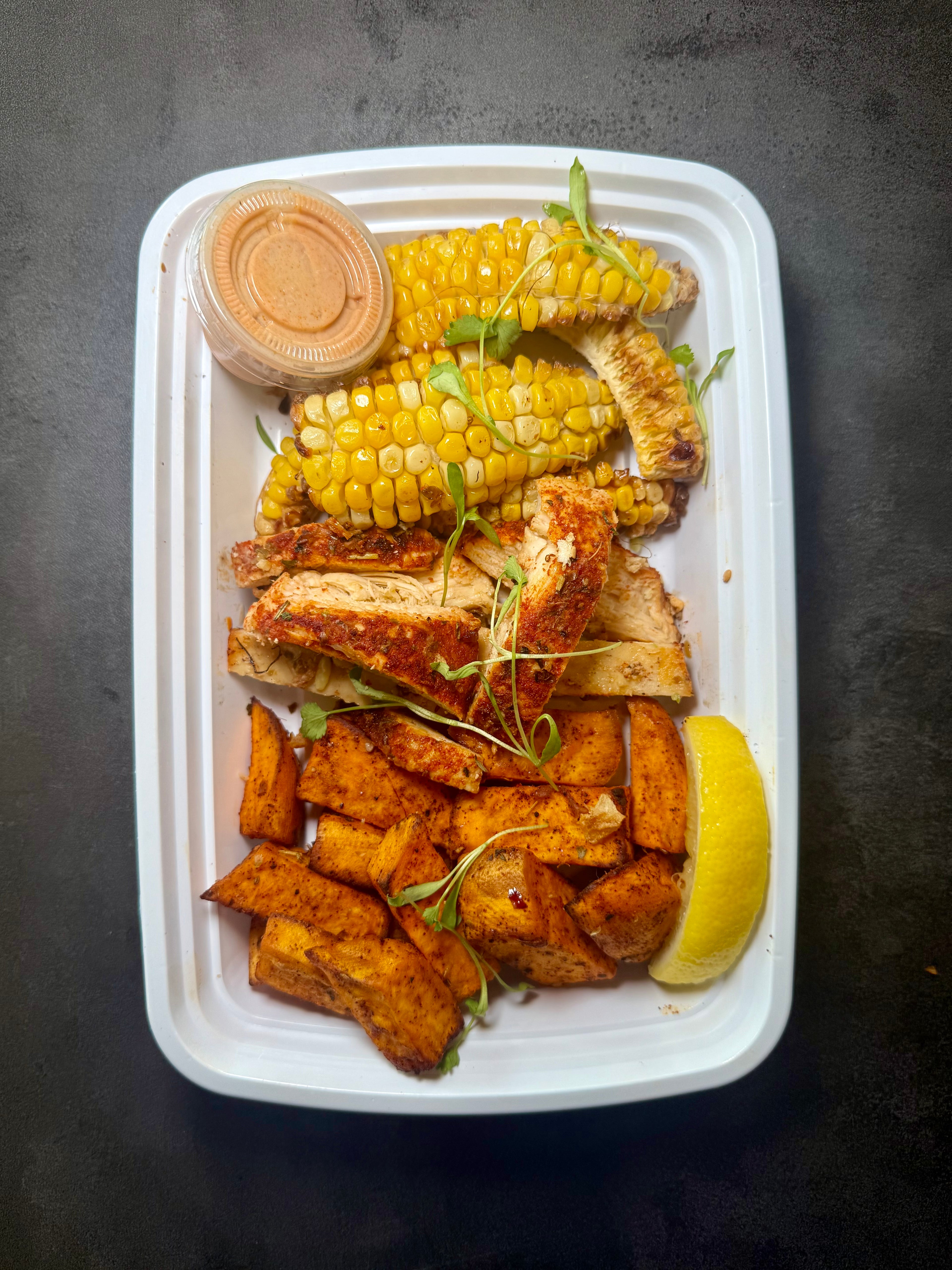 Sweet Potato, Corn & Chicken