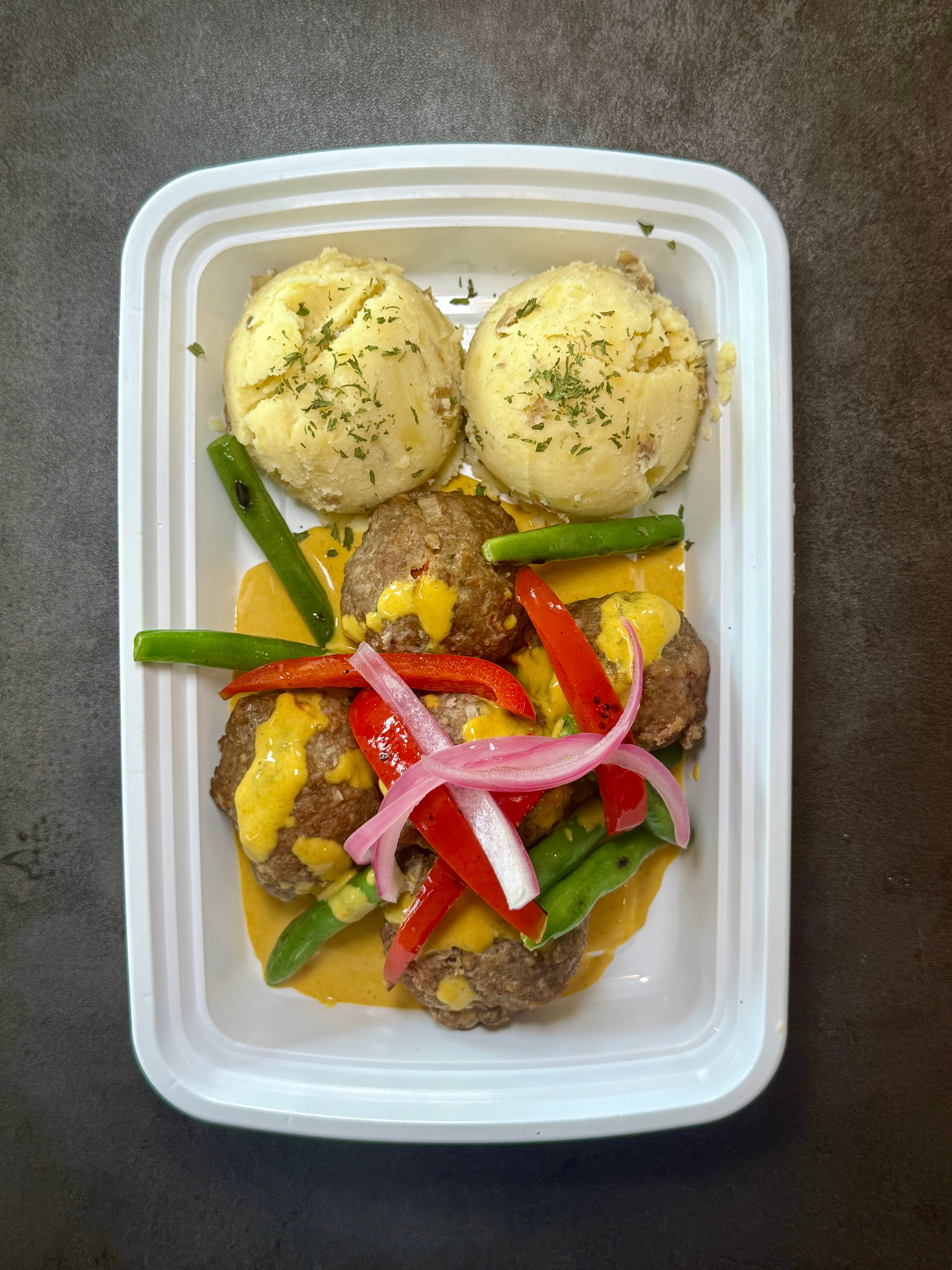 Jerk Meatballs in Coconut Cream Sauce