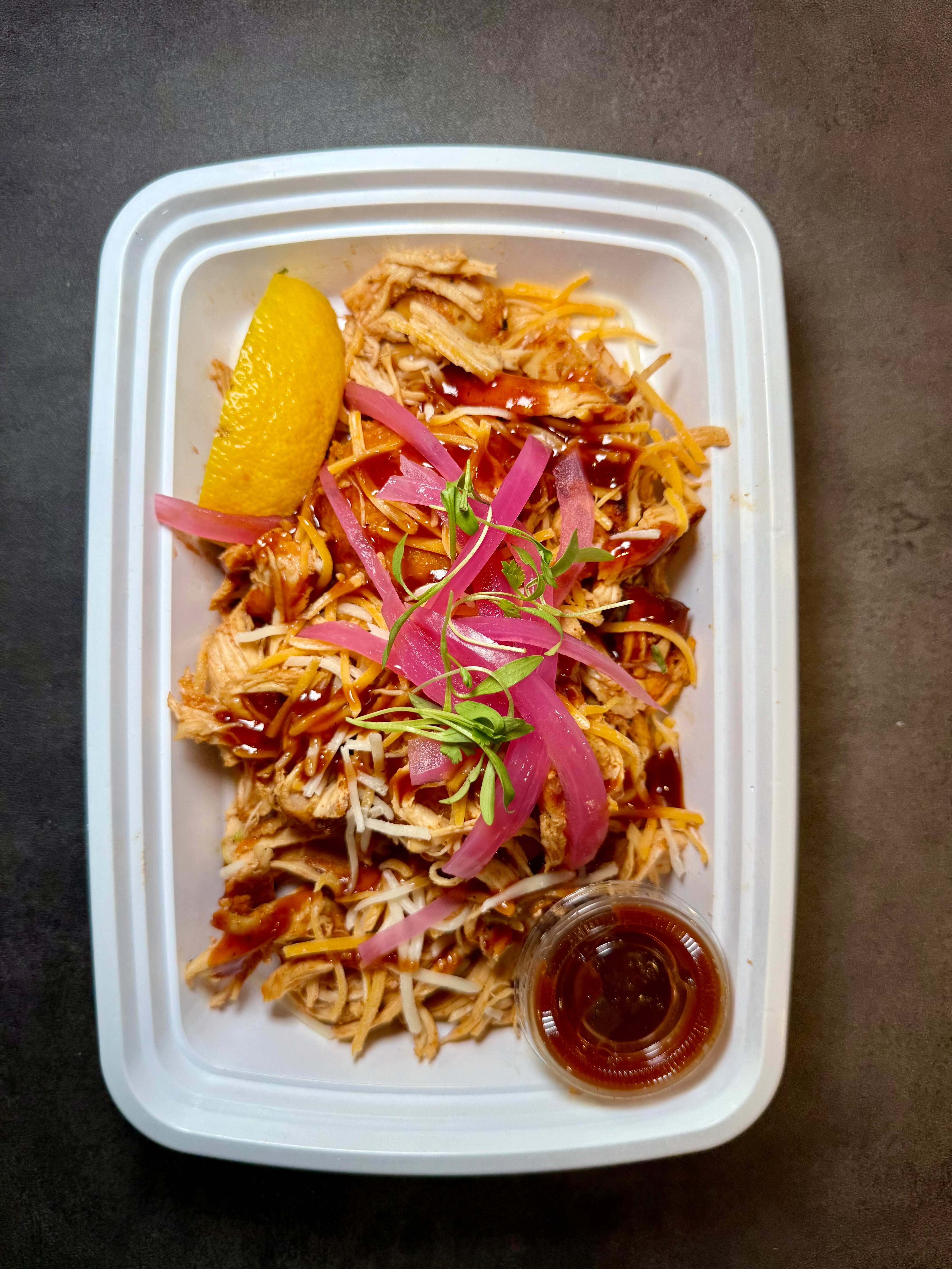 Shredded Chicken Loaded Sweet Potato