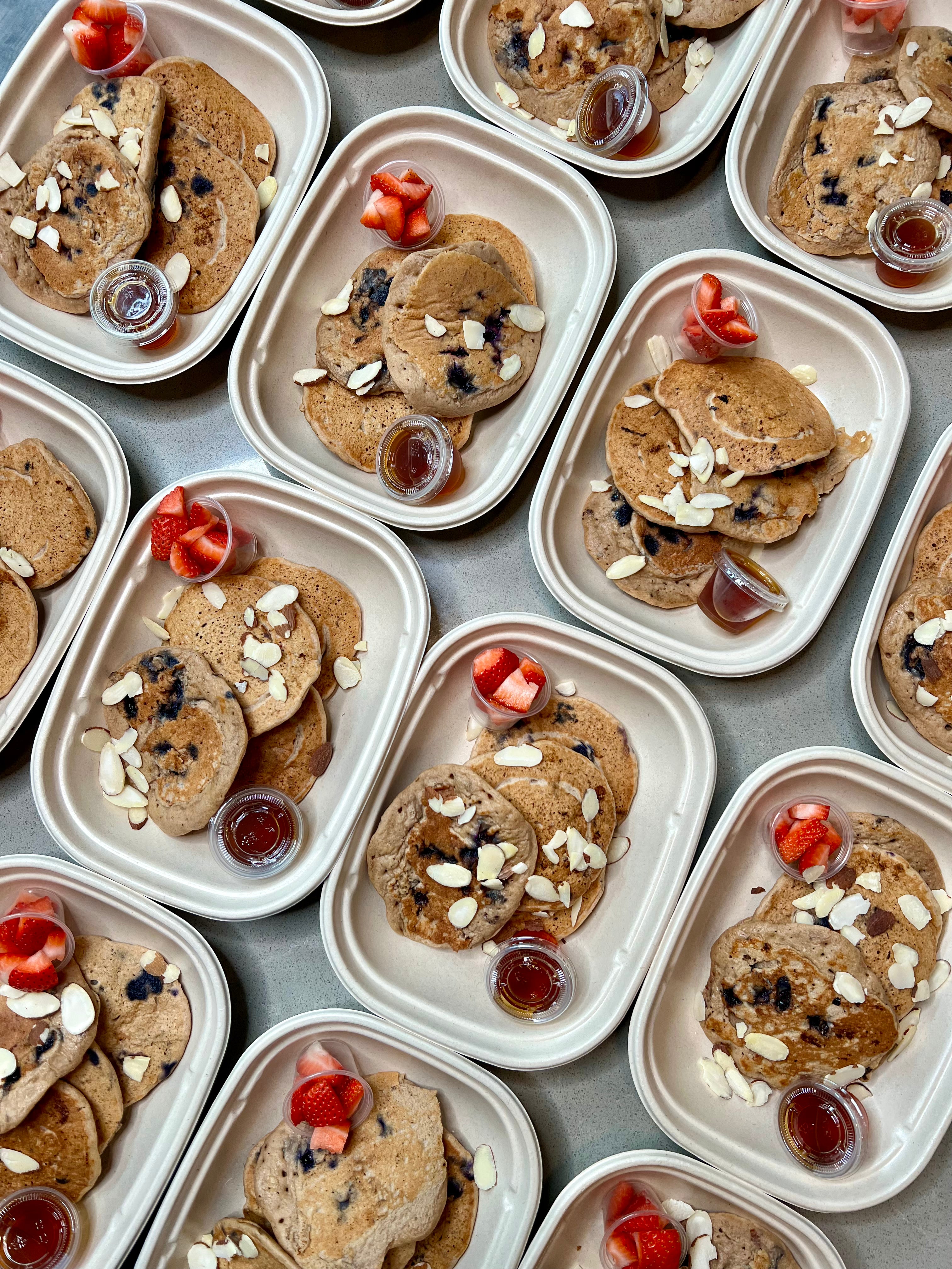 Blueberry Protein Pancakes